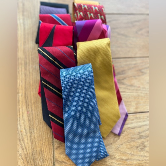 11 Ties: Hickey Freeman, TimothyEverest, Emilio Romano, Nautica, Bruno Piatelloi - Picture 7 of 8